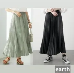 earth music&ecology プリーツスカート 2色セット
