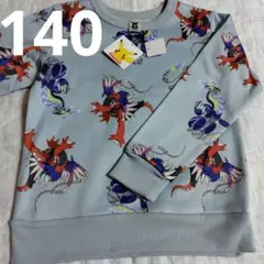 新品ポケモン裏起毛トレーナー140　ミライドン、コライドン