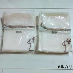 そのまま洗えるトラベルポーチ 2個セット メッシュ 洗濯ネット ランドリーネット