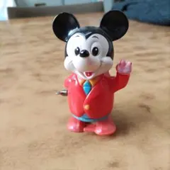ミッキーマウス 巻き鍵付きおもちゃ