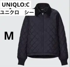 美品✨ユニクロ C パフテックブルゾン ブラック サイズM キルティング