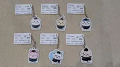 ちいかわ 松屋 食券 キーホルダー ６種 ハチワレ うさぎ かに モモンガ