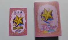 アイカツ 学生証 　オフィシャルカードケースピンクライブ 　合計２点