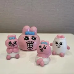 おぱんちゅうさぎ　フィギュア　ガチャガチャ4点セット