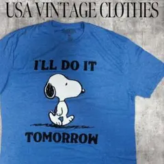 US古着 ピーナッツ　スヌーピ　キャラクター　XL
