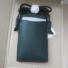 ダークグリーン スマホショルダーバッグ