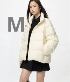 【新品タグ付き】2026年パウダーソフトダウンジャケット ホワイト M