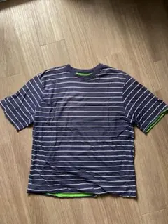 ストライプTシャツ リバーシブル