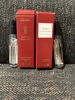 【新品未開封】Cartier カルティエ 香水 サンプル 2種セット