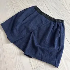 ミニスカート　ブルー　秋　冬　38のサムネイル
