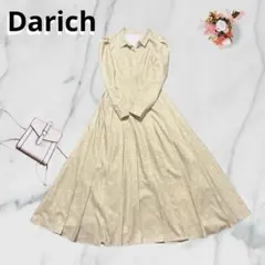 【完売品】Darichダーリッチ　ストライププリーツロングワンピース　イエローF
