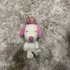 ピンクスヌーピー キーホルダー