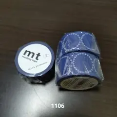 ミナペルホネン　tambourine petit.navy　マスキングテープのサムネイル