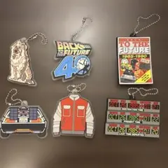 バック・トゥ・ザ・フューチャー キーホルダー 6個セット