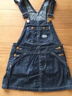 デニム ジャンパースカート サロペット　100