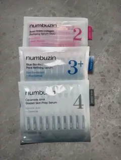 新品☆ ナンバーズイン 2番 3番 4番 新作セラム ミニサイズセット