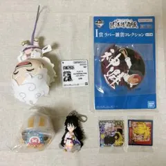 【ONE PIECE】ぬいぐるみ、キーホルダー、シールなど　まとめ売り6点セット