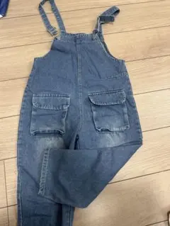 140サイズ デニム　ブルー オーバーオール　サロペット