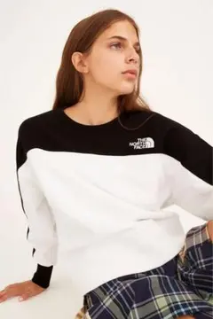 The North Face バイカラー スウェット トレーナー XS