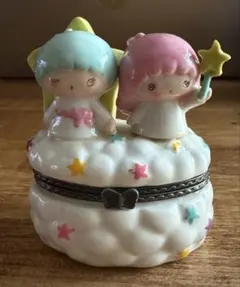 サンリオリトルツインスターズ キキララのララ陶器製貯金箱