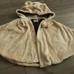 ミキハウスベビー　マイクロファーミトン、マント