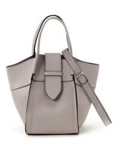 GRL グレイル ハンドバッグ 2way ショルダーバッグ レディース グレー