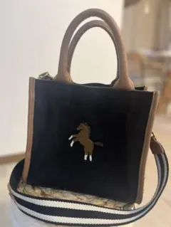 SEVEN TEN 馬刺繍バッグ　VERY別注ショルダー