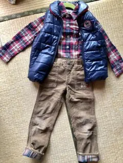 ダブルB 120cm 秋冬物3点セット 男児用