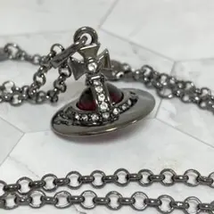 Vivienne Westwood｜タイニーオーブネックレス／ガンメタ×濃紫