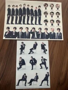 Snow Man ブラザービート クリアファイル・シールセット