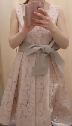 サクラ レース ワンピース ドレス