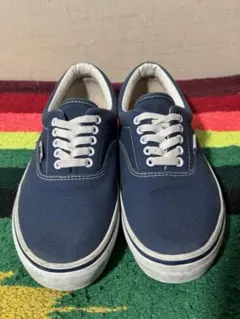 美品 90s後期 VANS バンズ ERA エラ ネイビー ブルー 26cm