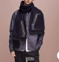 HERMES 《セリエボタン》デニム ジャケット Gジャン ブルゾン E4679