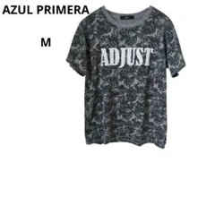 【AZUL PRIMERA】ボタニカル柄 ロゴ Tシャツ グレー 160