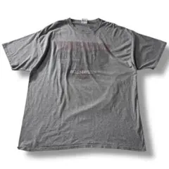 古着 ハーレーダビッドソン 両面プリント Tシャツ グレー フェード バイク