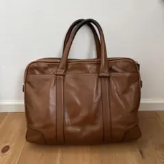 COACH レザー ビジネスバッグ ブラウンのサムネイル