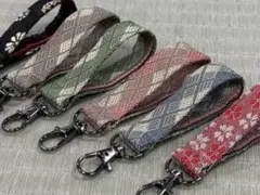 【９月限定⭐︎特別価格】　畳縁　キーホルダー　６点　かばん　ポーチ　鍵　新品