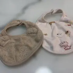 Gelato Pique 動物耳付きスタイ 2点セット