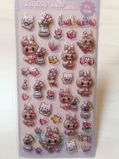 ボンボンドロップシール文字