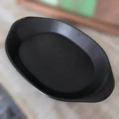 マットブラック オーバルプレート 皿
