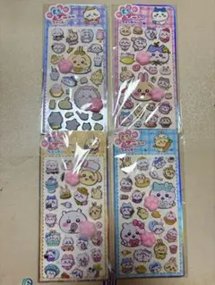ちぃかわ肉球シール ４枚セット