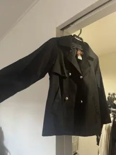 トレンチコート　ジャケット　ショートジャケット　パールボタン