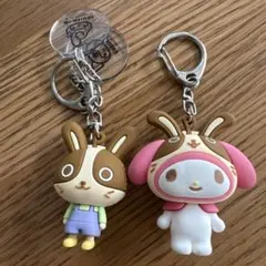サンリオ 宇佐美コラボ　マイメロディ キーホルダー 2個セット