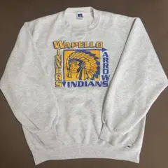 90sRUSSEL トレーナー グレー　Wapello Indiansのサムネイル