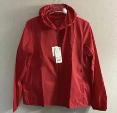 【未使用】UNIQLO ウィメンズ ポケッタブル ＵＶカットパーカ L Red