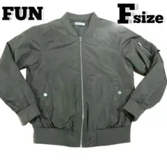 ★即日発送★ブルゾン　ジャケット　アウター　カーキ　Fサイズ