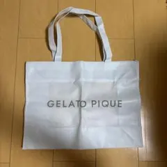 【新品未使用】 ジェラートピケ 不織布 トートバッグ　水色