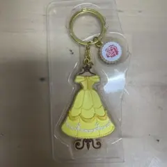 ディズニー　ベル　ドレス型 キーホルダー