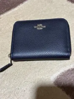 COACH 二つ折り財布 ブラック ラウンドジップのサムネイル