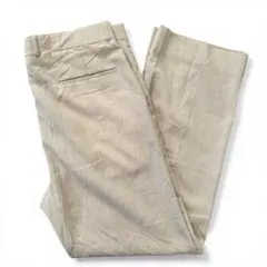 60年代 60s FARAH ベージュ リネン混 スラックス USA古着 P01のサムネイル
